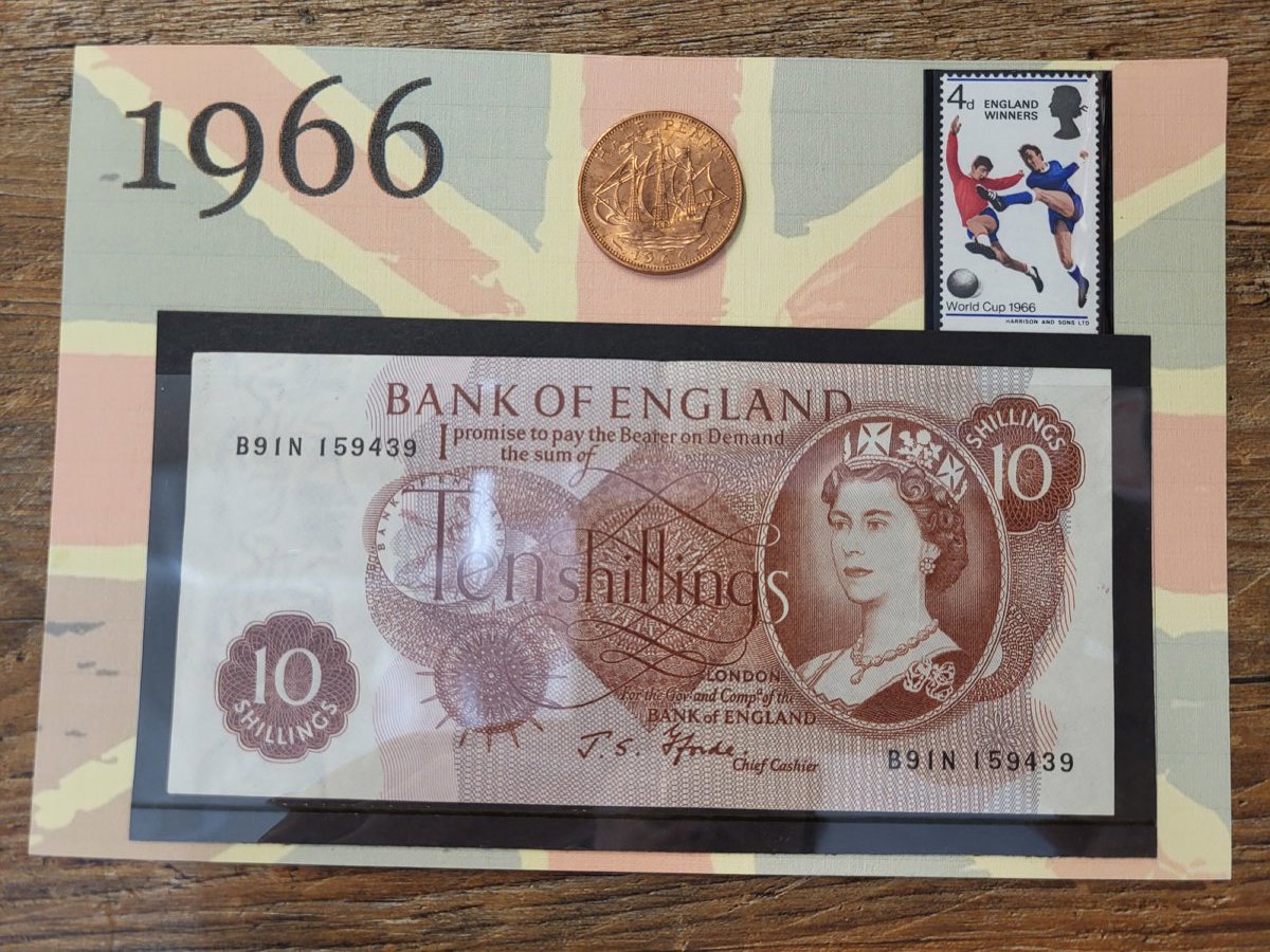 1966 World Cup winners Yearcard set