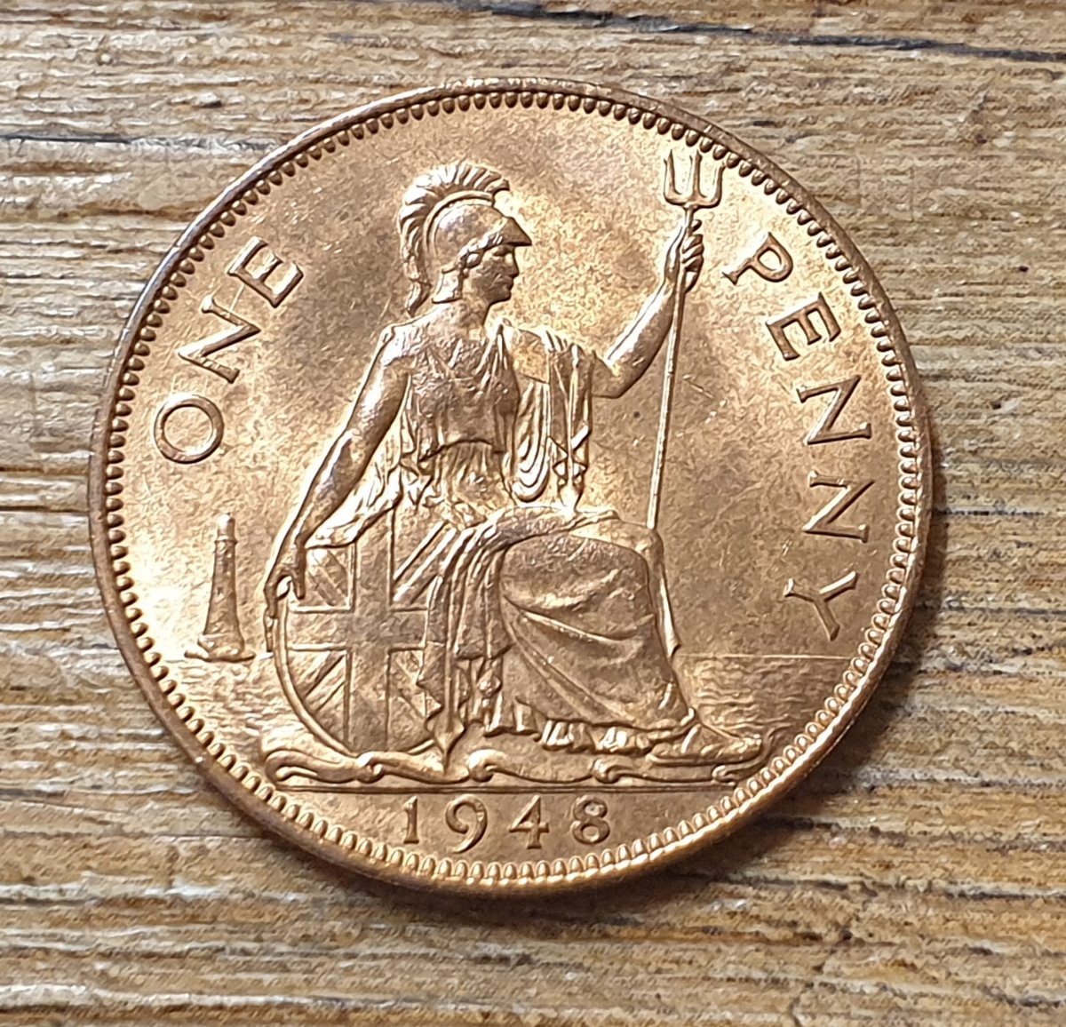 1948 penny - King George VI