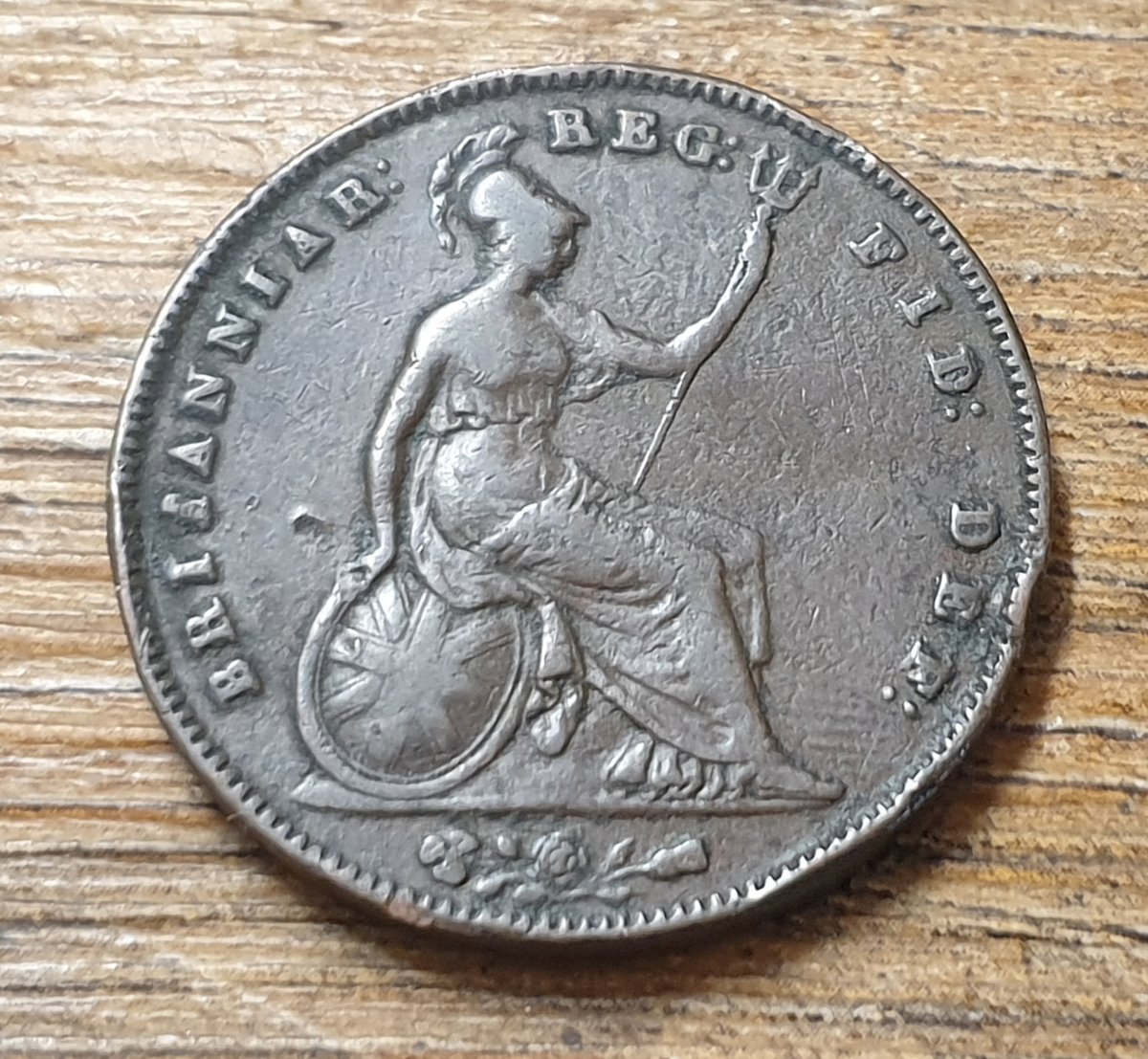 1854 penny - Queen Victoria