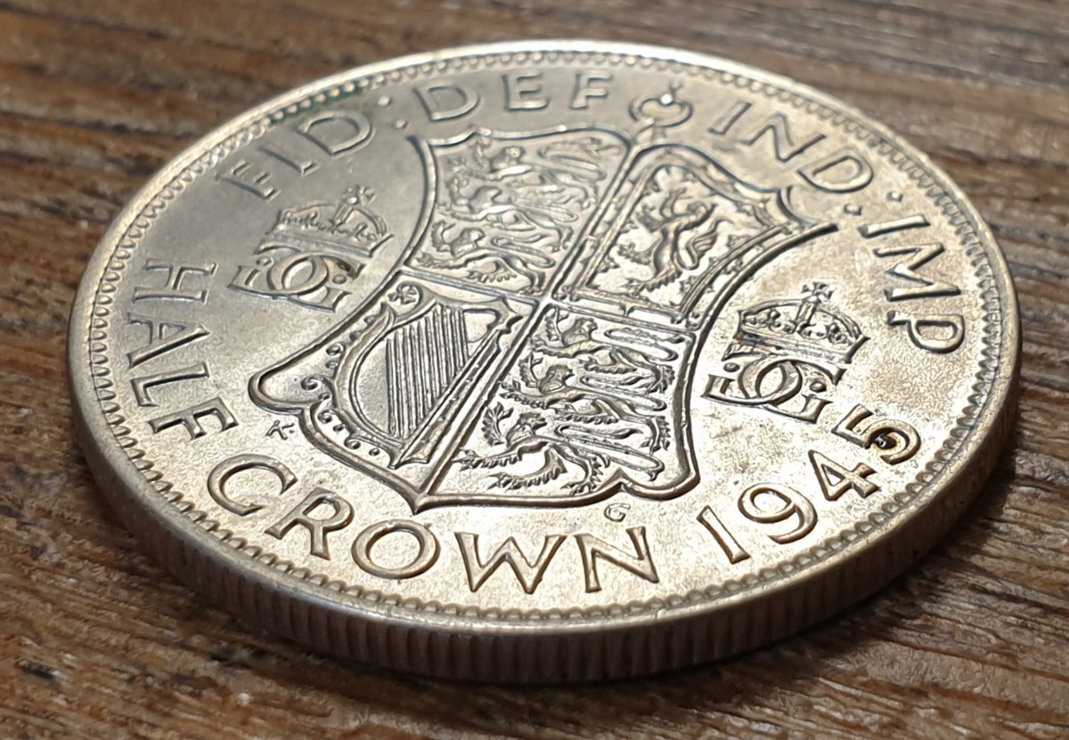 1945 Half Crown - King George VI