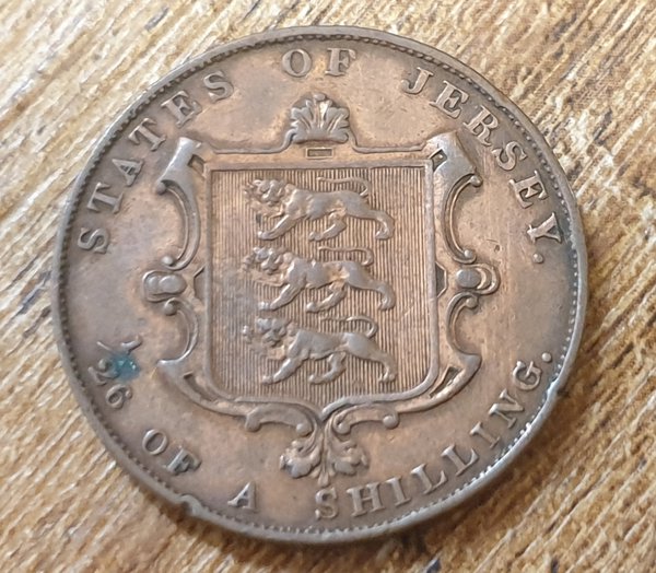 1858 Jersey Half Penny - Queen Victoria