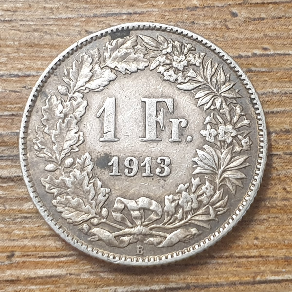 Swiss - one franc - 1913