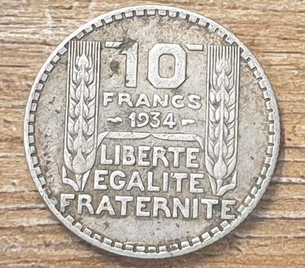 France - ten francs - 1934