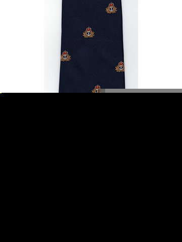 Royal Navy Cap Badge logo tie