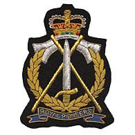 Royal Pioneers Wire Blazer Badge
