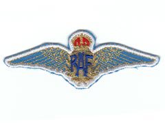 RAF wings sew on patch