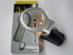 Keepsake 3in1 illuminated Magnifier 3x
