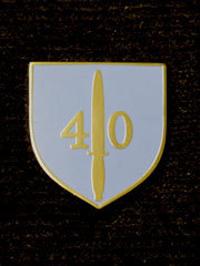 40 Commando boxed Lapel Badge